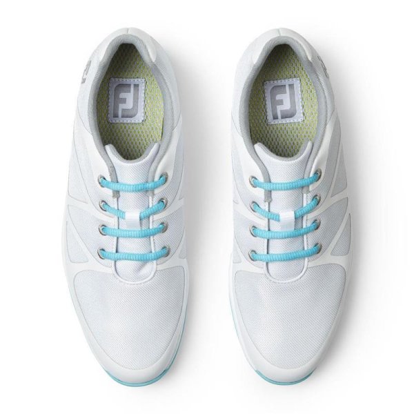 FootJoy Leisure Golf-Schuhe Damen | medium wei&szlig;-blau EU 36,5