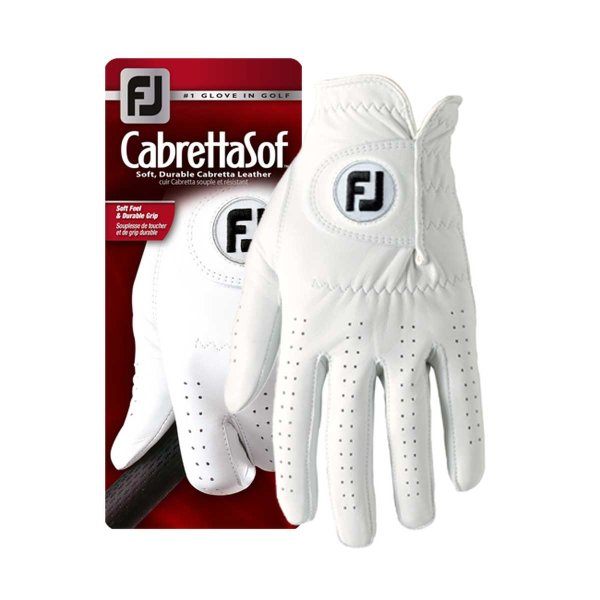 FootJoy CabrettaSof Golf-Handschuh Damen | LH perlwei&szlig; ML