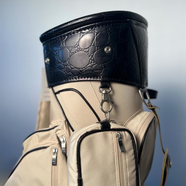 Zeller Santos "King Size" 14 Cart-Bag inkl. Mini Tasche | beige-schwarz