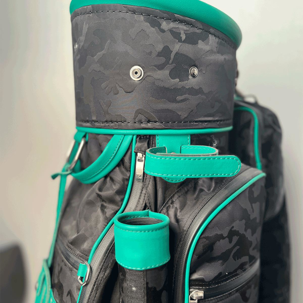 Zeller Dacam Shadow Sport 12 Cart-Bag inkl. Mini Tasche | schwarz-camouflage/grün