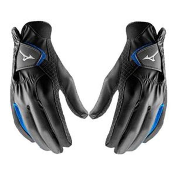 Mizuno RainFit Paar Golf-Handschuhe Herren | schwarz XL