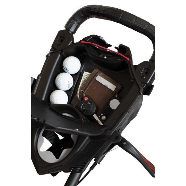 Bag Boy Nitron 3-Rad Golf-Trolley | schwarz-rot