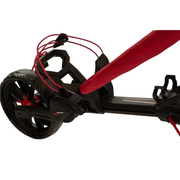 Bag Boy Nitron 3-Rad Golf-Trolley | schwarz-rot