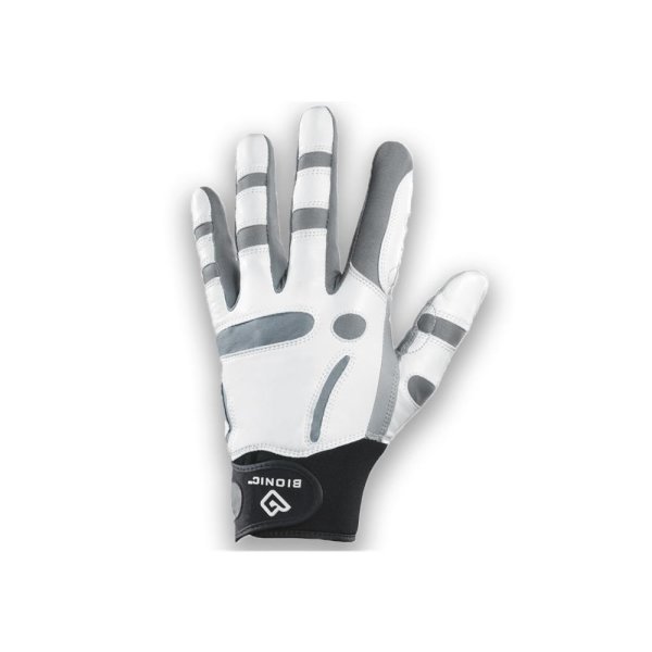 Bionic ReliefGrip Golf-Handschuh Herren | LH weiß-grau, schwarz S