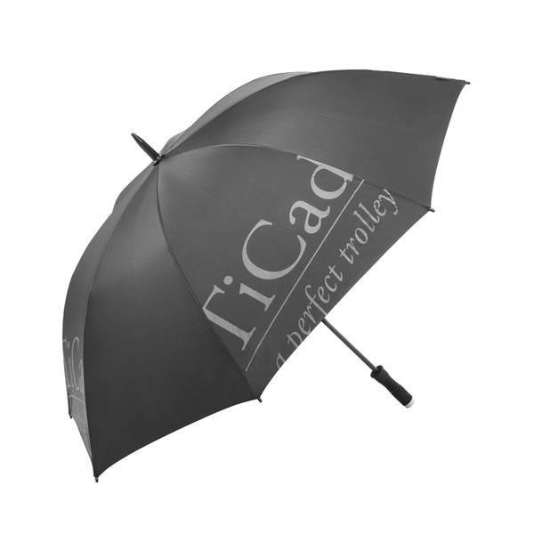 TiCad Standard Golf-Schirm | schwarz ohne Stift