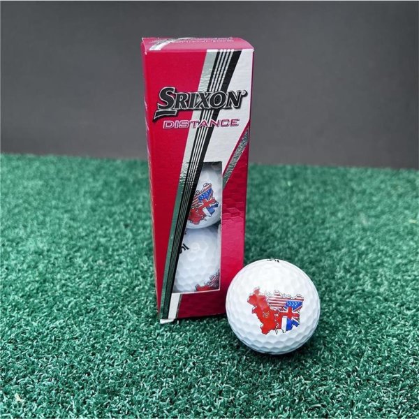 Srixon Distance Golfbälle 3er Pack weiß 4...