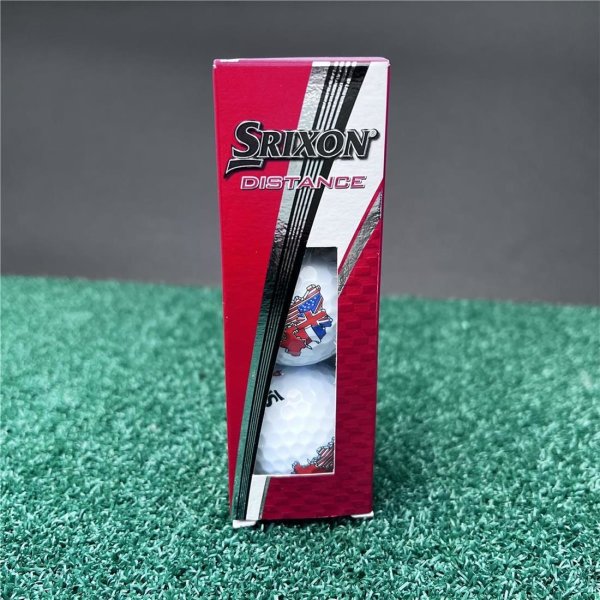 Srixon Distance Golfbälle 3er Pack weiß 4 Sektoren Logo