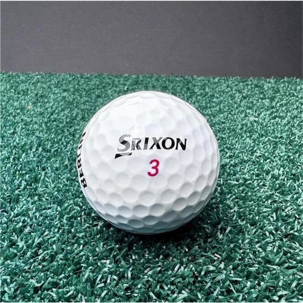Srixon Distance Golfb&auml;lle 3er Pack wei&szlig; 4 Sektoren Logo