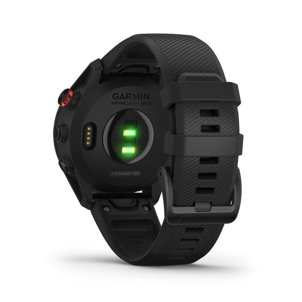 Garmin Approach S62 GPS Golf-Uhr Entfernungsmesser | schwarz-schwarz