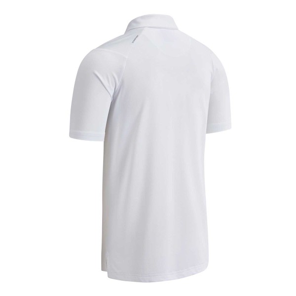 Callaway Swing Tech Tour Fit Solid Polo Herren | bright white L