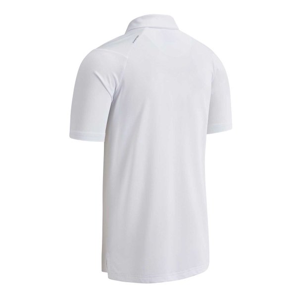 Callaway Swing Tech Tour Fit Solid Polo Herren | bright white L