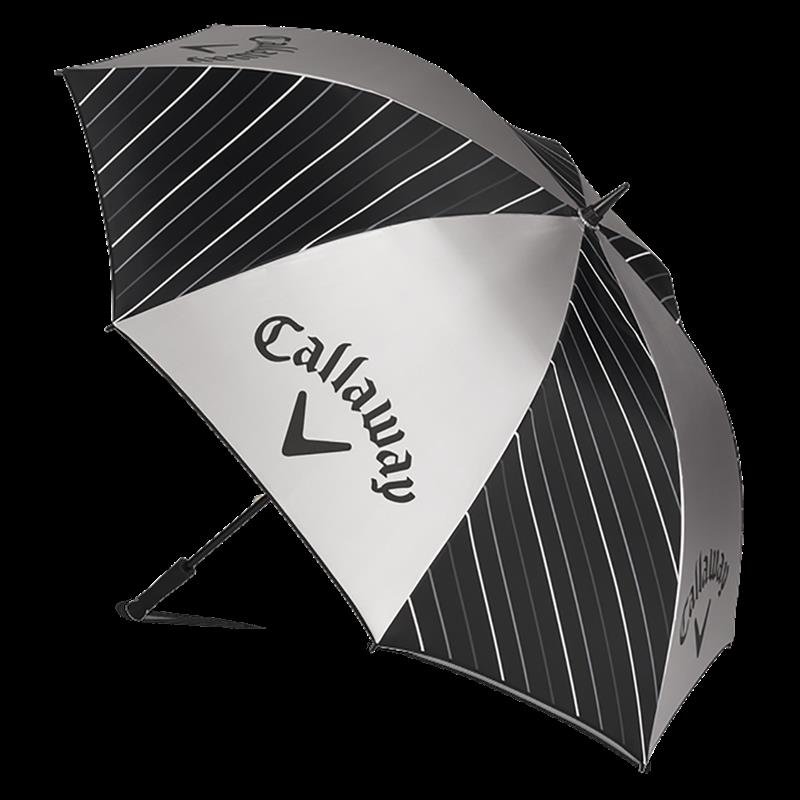 Callaway UV Regenschirm schwarz-silber-weiß 64“