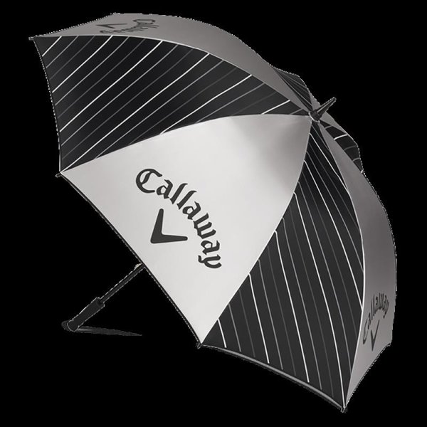 Callaway UV Regenschirm schwarz-silber-wei&szlig; 64