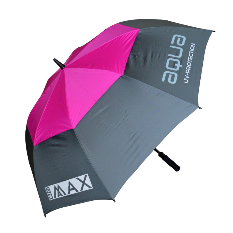BIG MAX Aqua UV Schirm | charcoal-fuchsia